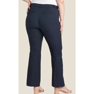 Lane Bryant Bootcut The Allie Signature Fit Navy Stretch Trouser Slack 20S